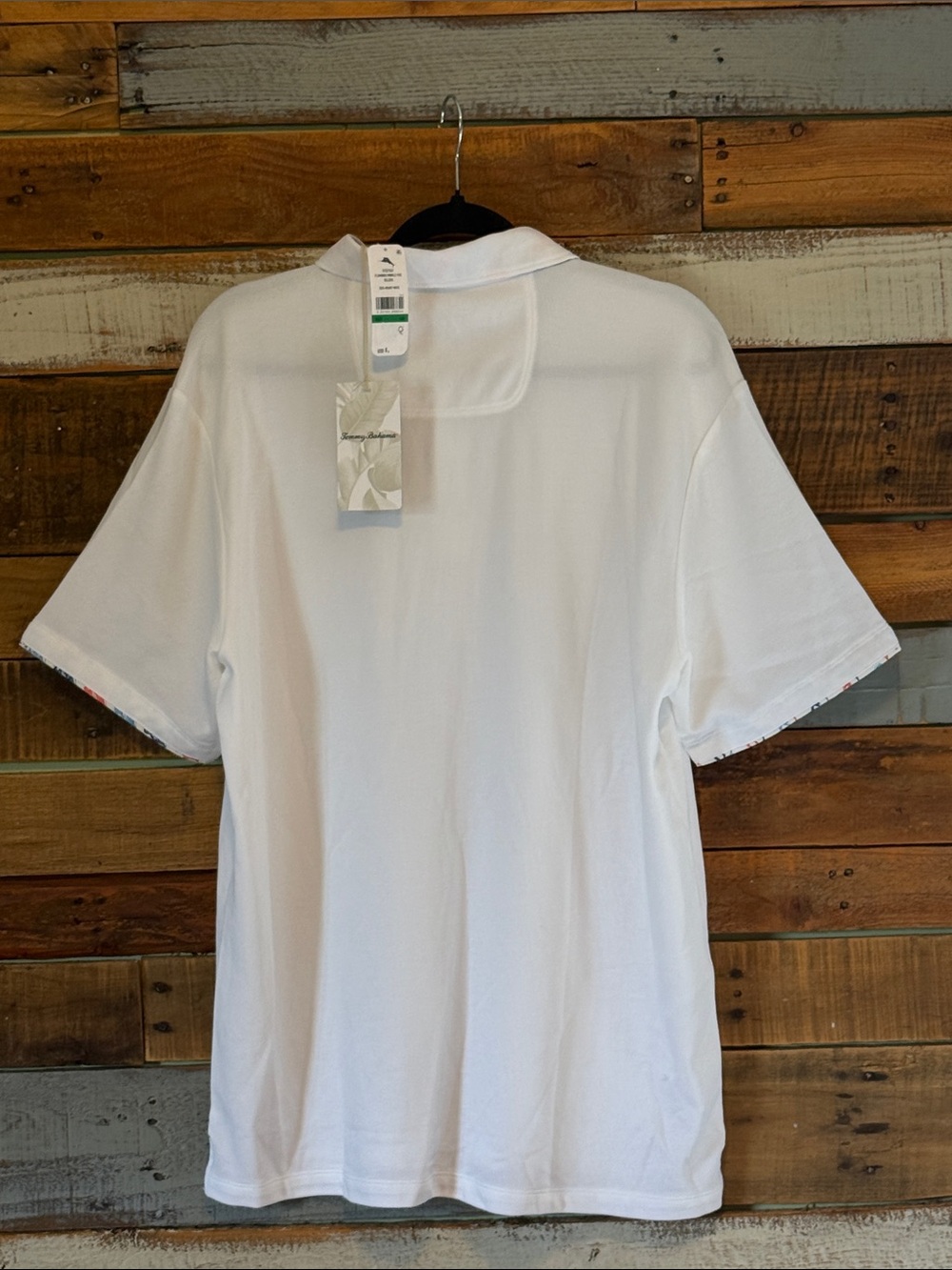 NWT Tommy Bahama Men's Flamingo Mingle 5 O'clock Short Sleeve Polo Shirt - Picture 3 of 5